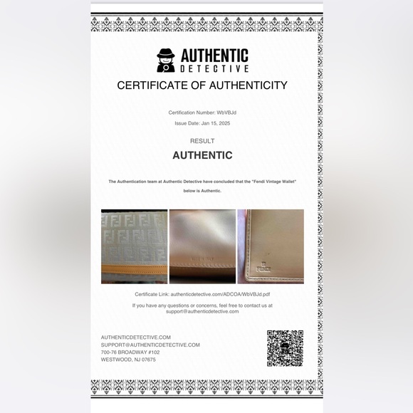 Rare Blue FendiZucca Bifold Wallet - Picture 11 of 11